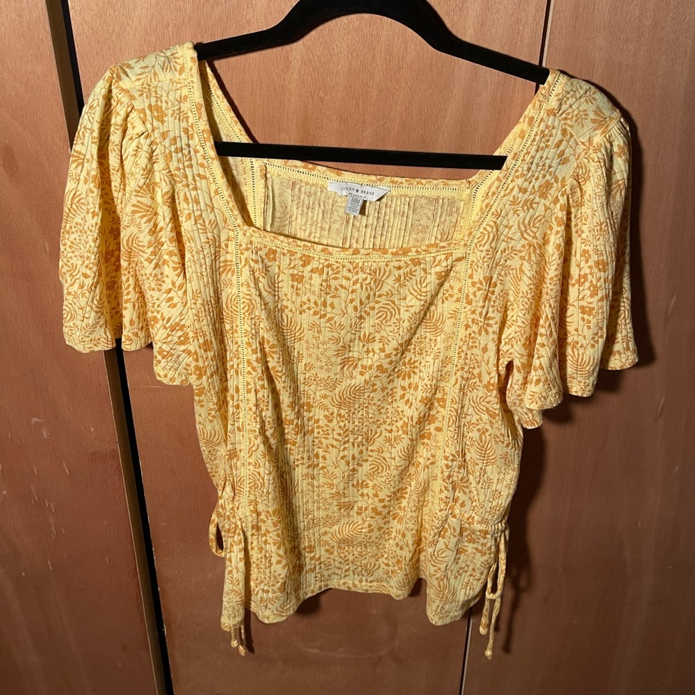 Lucky Brand Blouse with Side Ties